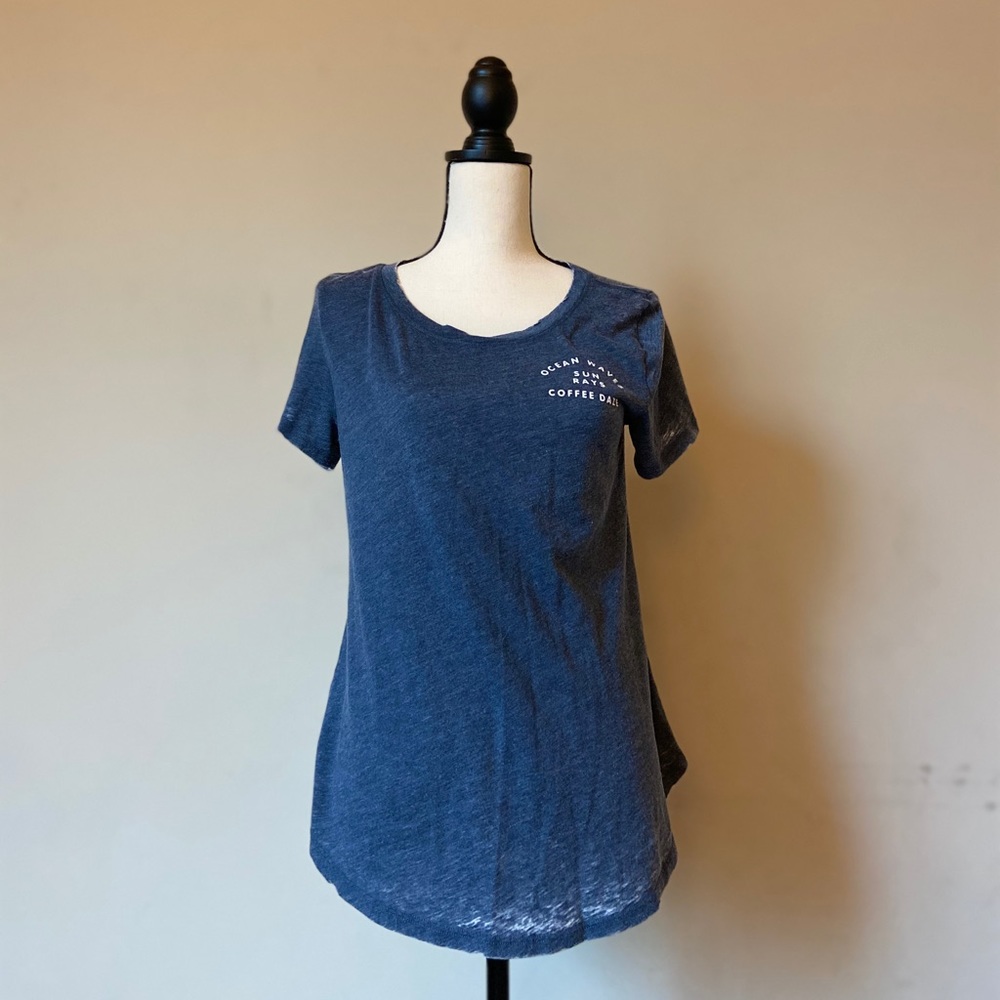 Hollister Grey/Blue Graphic T